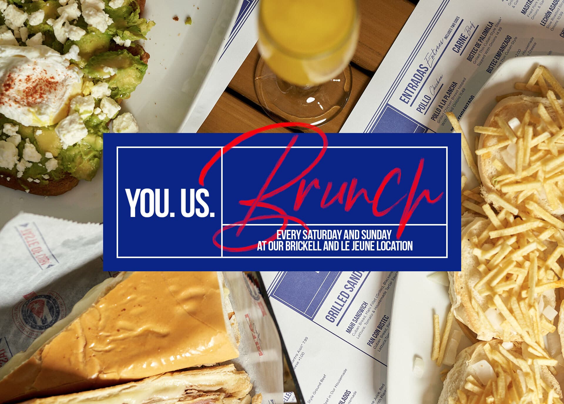 Cuban sandwich and coffee